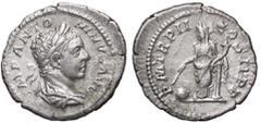 Roman Empire coins ROMANE IMPERIALI - Elagabalo (218-222) - Denario C. 144 (AG g. 3,1) BB+