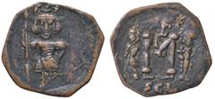 Byzantine coins BIZANTINE - Costantino IV, Eraclio e Tiberio (668-681) - Follis Sear 1209; Ratto 1664 (AE g. 2,55) BB