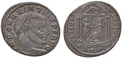 Roman Empire coins ROMANE IMPERIALI - Massenzio (306-312) - Follis (Aquileia) C. 10 (MI g. 6,89) SPL+