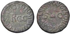 Roman Empire coins ROMANE IMPERIALI - Caligola (37-41) - Quadrante C. 7; RIC 52 (AE g. 3,12) BB
