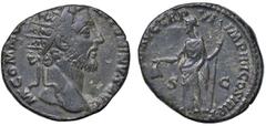 Roman Empire coins ROMANE IMPERIALI - Commodo (177-192) - Dupondio C. 336 (AE g. 10,66) Ritocchi BB+ Ritocchi
