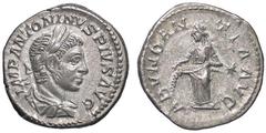 Roman Empire coins ROMANE IMPERIALI - Elagabalo (218-222) - Denario C. 1; RIC 56 (AG g. 3,2) qSPL