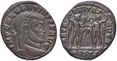 Roman Empire coins ROMANE IMPERIALI - Massenzio (306-312) - Follis (Ostia) RIC 35 (MI g. 7,57) qSPL