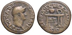 Roman Empire coins ROMANE IMPERIALI - Nerone (54-68) - Semisse (AE g. 3,38) qBB