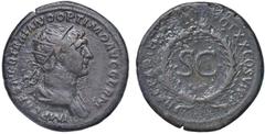 Roman Empire coins ROMANE IMPERIALI - Traiano (98-117) - Semisse C. 122/4 (AE g. 8,33) BB
