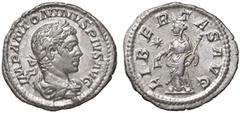 Roman Empire coins ROMANE IMPERIALI - Elagabalo (218-222) - Denario C. 92; RIC 107 (AG g. 2,84) bello SPL