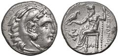 Greek coins GRECHE - RE DI MACEDONIA - Alessandro III (336-323 a.C.) - Dracma S. Cop. 891 (AG g. 4,15) Porosità qSPL Porosità
