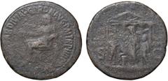 Roman Empire coins ROMANE IMPERIALI - Caligola (37-41) - Sesterzio C. 9/10 (AE g. 23,09) qMB