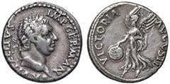 Roman Empire coins ROMANE IMPERIALI - Vitellio (69) - Denario C. 99 (12 Fr.); RIC G9 (AG g. 3,35) BB