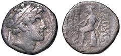 Greek coins GRECHE - RE SELEUCIDI - Alessandro I Balas (150-145) - Dracma Pozzi 2989; BMC 17 (AG g. 3,83) meglio di MB
