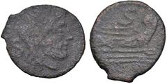 Roman Republic coins ROMANE REPUBBLICANE - ANONIME - Monete senza simboli (dopo 211 a.C.) - Semisse (AE g. 4,38) meglio di MB
