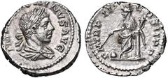 Roman Empire coins ROMANE IMPERIALI - Elagabalo (218-222) - Denario C. 144; RIC 23 (AG g. 3,32) qSPL