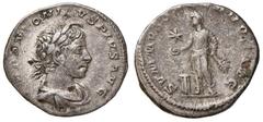 Roman Empire coins ROMANE IMPERIALI - Elagabalo (218-222) - Denario - Busto laureato e drappeggiato a d. /R Elagabalo stante a s. presso un tripode acceso con ramo e patera, nel campo una stella C. 27