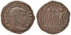 Roman Empire coins ROMANE IMPERIALI - Massenzio (306-312) - Follis (Ostia) - Testa laureata a d. /R Castore e Polluce affrontati con scettro tengono il loro cavallo per le briglie C. 5 (MI g. 6,77) BB
