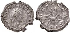 Roman Empire coins ROMANE IMPERIALI - Mariniana (moglie di Valeriano I) - Antoniniano - Busto diademato e velato su crescente a d. /R Mariniana sul dorso di pavone in volo a d. C. 16; RIC 6 R (AG g. 3