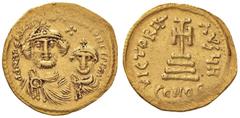 Byzantine coins BIZANTINE - Eraclio e Eraclio Costantino (613-638) - Solido - I busti coronati di fronte /R Croce su tre gradini Ratto 1364/1365; Sear 738 (AU g. 4,27) BB+