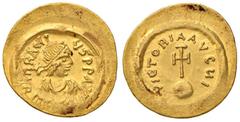 Byzantine coins BIZANTINE - Eraclio (610-641) - Semisse - Busto diademato a d. /R Croce su globo Ratto 1283; Sear 784 (AU g. 2,23) SPL