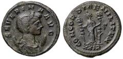 Roman Empire coins ROMANE IMPERIALI - Severina (moglie di Aureliano) - Antoniniano - Busto diademato a d. su crescente /R La Concordia stante a s. con due insegne militari C. 7 (MI g. 4,78) SPL.