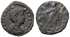 Roman Empire coins ROMANE IMPERIALI - Elena (madre di Costantino I) - AE 4 - Busto diademato a d. /R La Pace stante a s. con ramo d'ulivo e scettro trasversale C. 4 (MI g. 1,63) BB.