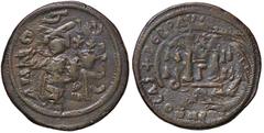Byzantine coins BIZANTINE - Eraclio e Eraclio Costantino (613-638) - Follis (AE g. 12,12) Ribattuto su follis di Focas BB+.
