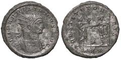 Roman Empire coins ROMANE IMPERIALI - Aureliano (270-275) - Antoniniano (Cartagine) - Busto radiato e corazzato a d. /R Figura femminile a d. porge una corona a Aureliano, nel campo una stella C. 215 