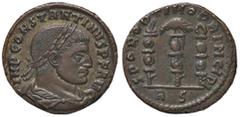 Roman Empire coins ROMANE IMPERIALI - Costantino I (306-337) - Follis - Busto laureato, drappeggiato e corazzato a d. /R Aquila legionaria tra due insegne militari C. 557 (MI g. 4,61) qSPL.