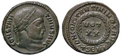 Roman Empire coins ROMANE IMPERIALI - Costantino I (306-337) - Follis ridotto (Tessalonica) - Testa laureata a d. /R Corona inscritta C. 123 (MI g. 3,95) qFDC.