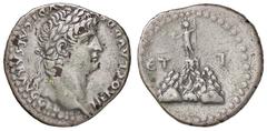 Roman provincial coins ROMANE PROVINCIALI - Nerone (54-68) - Dracma (Cesarea di Cappadocia) - Testa di Nerone a d. /R Monte Argeo sormontato da una statua maschile RPC 3832; Syd. 85 (AG g. 3,65) BB+.