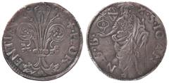 Italian coins ZECCHE ITALIANE - FIRENZE - Repubblica (1189-1532) - Grosso da 6 soldi (1487 - I semestre) Bern. 3345; MIR 64/8 R (AG g. 2,1)Bertoldo di Bartolomeo di Bertoldo di Filippo Corsini Ex Inas