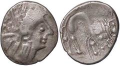 Celtic coins CELTI - GALLIA - Massalia - Dracma - Busto di Artemide a d /R Leone a d. (AG g. 1,91) qBB.