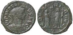 Roman Empire coins ROMANE IMPERIALI - Aureliano (270-275) - Asse - Busto laureato e corazzato a d. /R Aureliano e Severina affrontati si danno la mano; tra di loro la testa del Sole C. 20 (20 Fr.) (AE