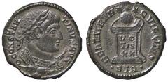 Roman Empire coins ROMANE IMPERIALI - Costantino I (306-337) - Follis ridotto - Busto laureato a d. e con mantello imperiale, tiene uno scettro sormontato da aquila imperiale /R Altare sormontato da g