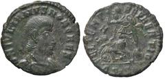 Roman Empire coins ROMANE IMPERIALI - Giuliano II (360-363) - AE 3 - Busto diademato e drappeggiato a d. /R Soldato stante a s. colpisce un nemico caduto da cavallo (AE g. 2,21) BB+.