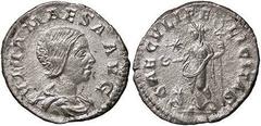 Roman Empire coins ROMANE IMPERIALI - Giulia Maesa (ava di Elagabalo) - Denario C. 45; RIC 272 (AG g. 2,98) BB+.