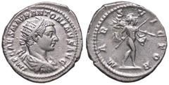 Roman Empire coins ROMANE IMPERIALI - Elagabalo (218-222) - Antoniniano - Busto radiato e corazzato a d. /R Marte andante a d. con lancia e trofeo C. 113; RIC 122 (AG g. 4,52) BB-SPL.