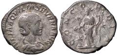 Roman Empire coins ROMANE IMPERIALI - Aquilia Severa (seconda moglie di Elagabalo) - Denario C. 2 (20 Fr.); RIC 226 (AG g. 2,72) qBB