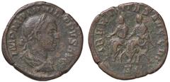 Roman Empire coins ROMANE IMPERIALI - Filippo II (247-249) - Sesterzio - Busto laureato a d. /R Filippo padre e figlio seduti a s. su sedia curule C. 18 (10 Fr.); RIC 267a (AE g. 19,04) BB