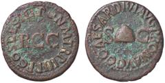 Roman Empire coins ROMANE IMPERIALI - Caligola (37-41) - Quadrante C. 7 (AE g. 3,03) BB+