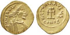 Byzantine coins BIZANTINE - Eraclio (610-641) - Semisse Ratto 1287/8; Sear 786 (AU g. 1,47) qBB/BB