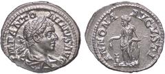 Roman Empire coins ROMANE IMPERIALI - Elagabalo (218-222) - Denario C. 13; RIC 59 (AG g. 3,09) qFDC/FDC