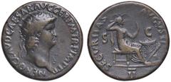 Roman Empire coins ROMANE IMPERIALI - Nerone (54-68) - Dupondio C. 322 (AE g. 13,72) BB