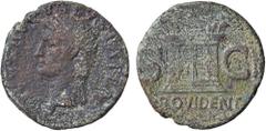 Roman Empire coins ROMANE IMPERIALI - Augusto (27 a.C.-14 d.C.) - Dupondio (Restituzione di Tiberio) C. 228; RIC 81 (AE g. 10,22) qBB