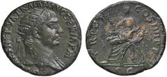 Roman Empire coins ROMANE IMPERIALI - Traiano (98-117) - Dupondio C. 639 (AE g. 11,98) qSPL/BB+