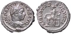 Roman Empire coins ROMANE IMPERIALI - Elagabalo (218-222) - Denario C. 102; RIC 116 (AG g. 3,32) qFDC