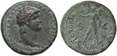 Roman Empire coins ROMANE IMPERIALI - Nerone (54-68) - Dupondio C. 338 (AE g. 14,16) BB+