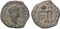 Roman Empire coins ROMANE IMPERIALI - Nerone (54-68) - Semisse (AE g. 2,83) qBB