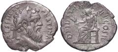 Roman Empire coins ROMANE IMPERIALI - Pertinace (193) - Denario C. 33; RIC 8a (AG g. 2,8) qBB