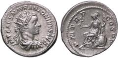 Roman Empire coins ROMANE IMPERIALI - Elagabalo (218-222) - Antoniniano C. 125 (AG g. 5,58) SPL