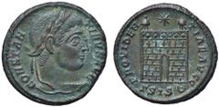 Roman Empire coins ROMANE IMPERIALI - Costantino I (306-337) - Follis ridotto (Siscia) C. 458 (MI g. 3,62) bello SPL