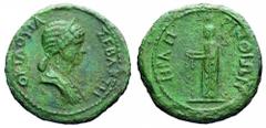 Nerone (54-68 d.C.) - AE27 al nome e con l'effigie di Ottavia, moglie dell'Imperatore, databile al periodo 59-63 d.C. Zecca: Perinthos (Tracia) - Fronte: busto drappeggiato e diademato di Ottavia a de